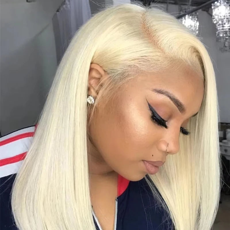 Highlight Bob Wigs Straight Lace Front Wig Human Hair