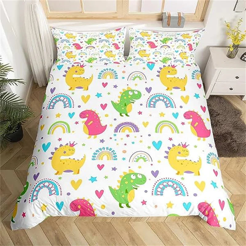 Rainbow Twin Duvet Cover Set