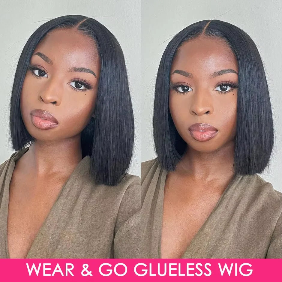 Highlight Bob Wigs Straight Lace Front Wig Human Hair