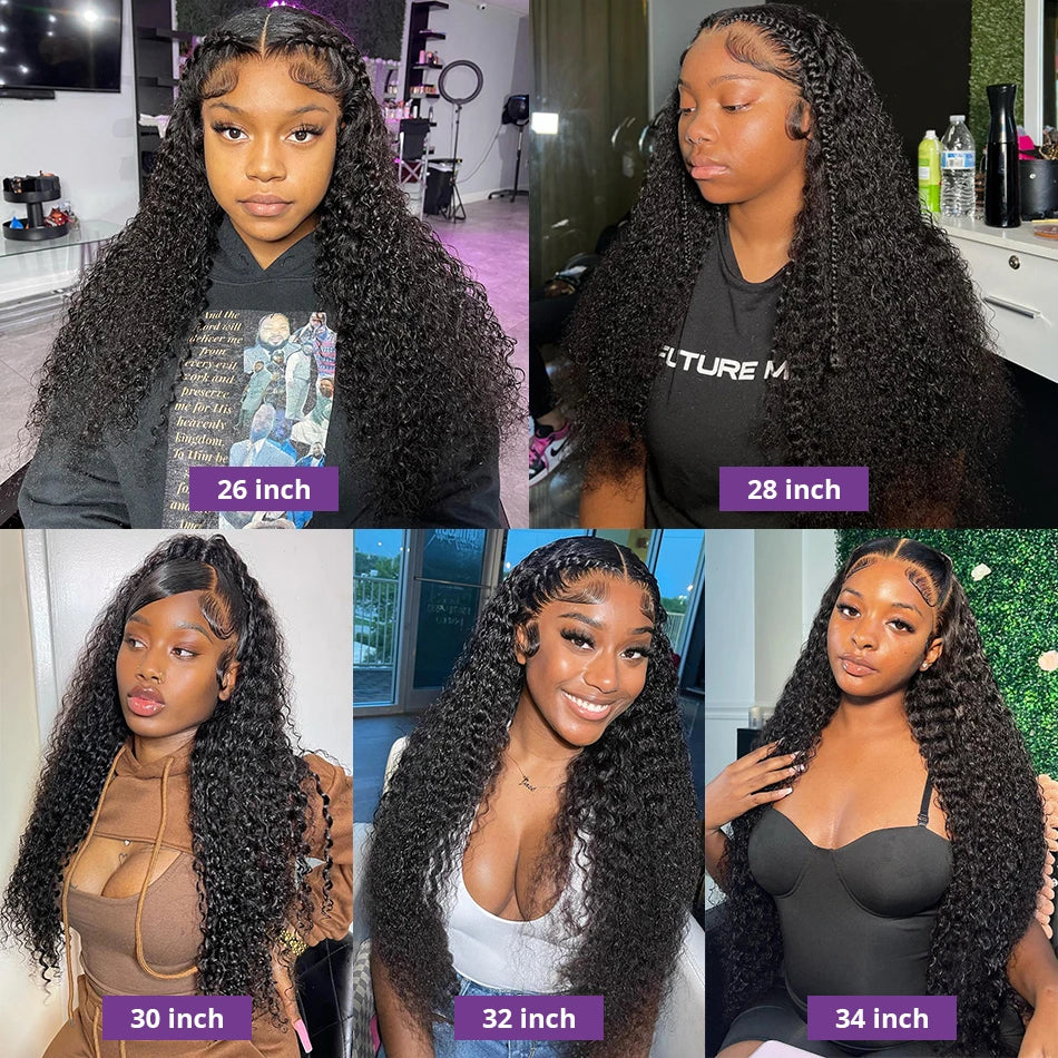 Lace Frontal Human Hair Wig Water Deep Wave